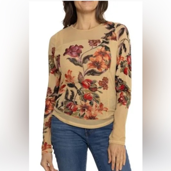 NWT- Free People- Betty's Garden Top- Women's Large - Picture 4 of 4